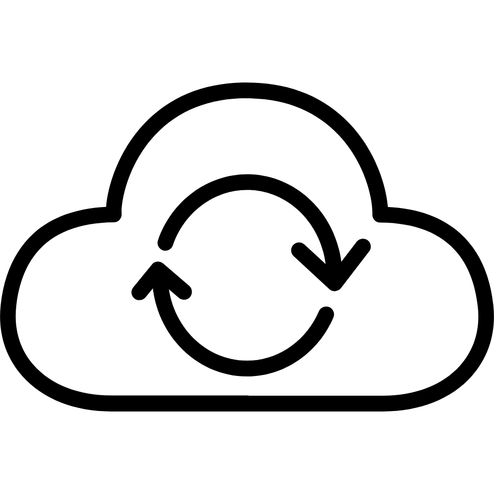 Symbolgrafik für Backup und Recovery von CRM-Systemen