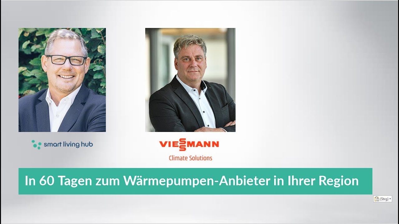 Vorschaubild des Videos: WEBINAR: In 60 Tagen zum Wärmepumpen Anbieter