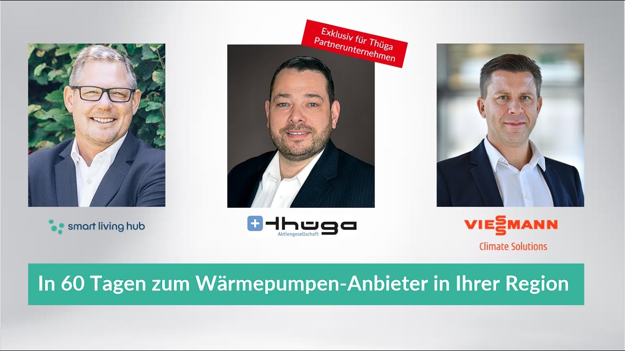 Vorschaubild des Videos: WEBINAR: In 60 Tagen zum Wärmepumpen-Anbieter